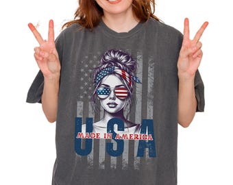Comfort Colors® USA Shirt, 4th of July Shirt, America Shirt, Patriotic Day Shirt, Fourth of July T Shirt, America Patriotic Shirt