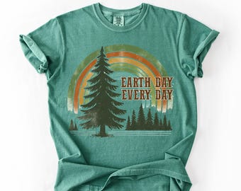 Comfort Colors® Earth Day Everyday Shirt, Environmental Shirt, Nature Lover Shirt, Recycle Shirt, Save The Planet Shirt, Eco Friendly Shirt