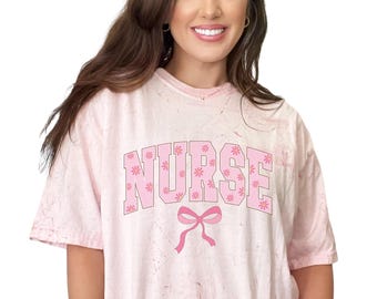 Color Blast Comfort Colors® Nurse Shirt, Nurse Day Shirt, RN Shirt, Nurse Gifts Shirt, Nurse Week Shirt, Retro Nurse Shirt, Cute Nurse Shirt