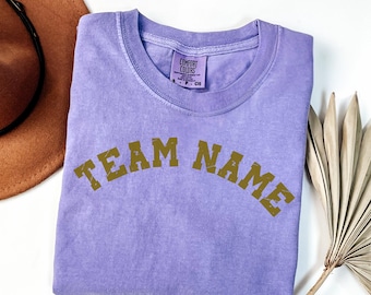 Comfort Colors® Custom Football Shirt: Football Shirt, Football Mom Shirt, Game Day Shirt, Football Season Shirt, Womens Football Shirt