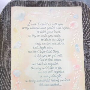Vintage &quot;Get Well Soon&quot; card and envelope - never used