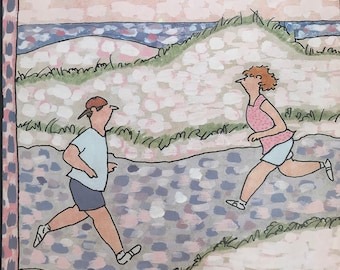 14 september 1987 - New Yorker Magazines originalomslag - joggingbyxor