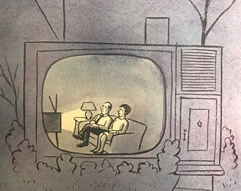 The NEW YORKER magazine cover only - April 4, 1970