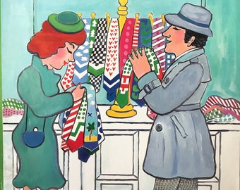 NEW YORKER Magazine cover - February 29, 1988 - shopping