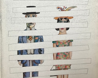 May 1, 1978 - The NEW YORKER Magazine vintage original cover by Steinberg