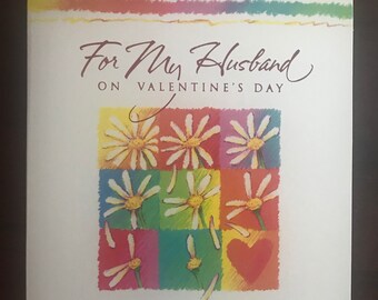 Vintage Valentine's day card for husband