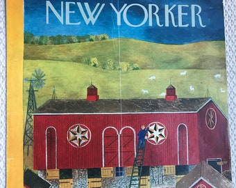 3 de abril de 1954 - Portada original de la revista The NEW YORKER - Granja - Lea la descripción