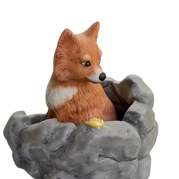 Woodland Surprises Porcelain Animals - FOX - Collectibles - Jacqueline Smith - Franklin Porcelain 1984 - your choice