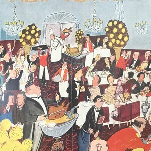 Rare - NEW YORKER Magazine cover - November 26, 1955