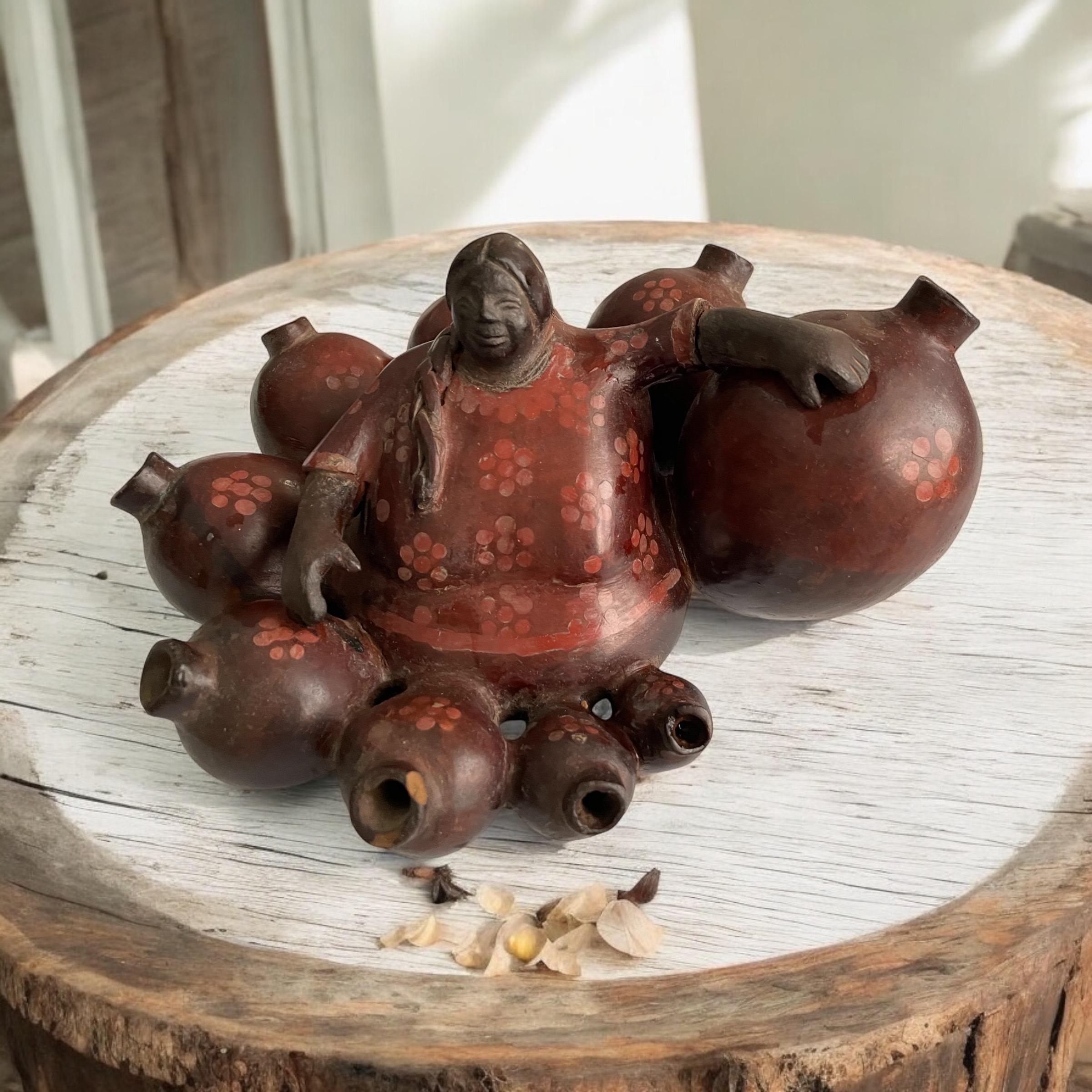 Vintage Peruvian Mission Church,clay Church,clay Mission,red