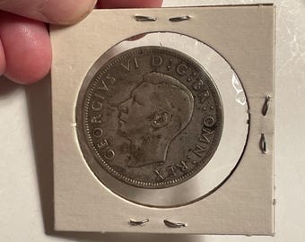 King George VI Half-crown Coin (1947-1951) - Etsy