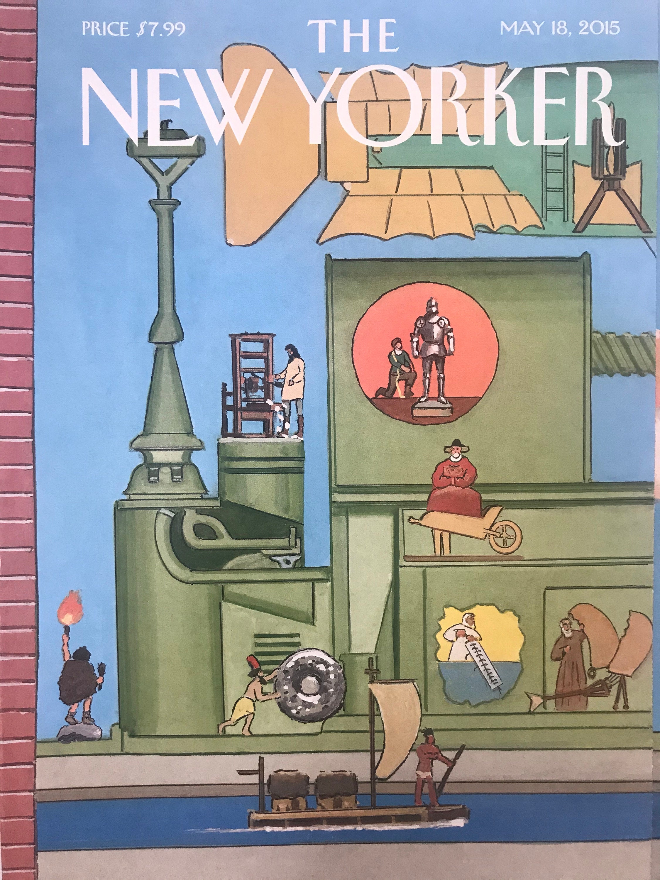 The NEW YORKER Magazine Original Cover - May 18, 2015 - Etsy