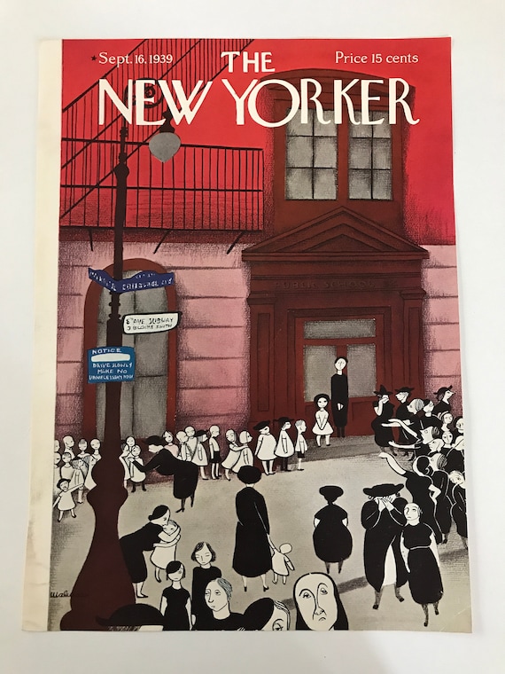 The NEW YORKER Magazine Original Cover September 16, 1939