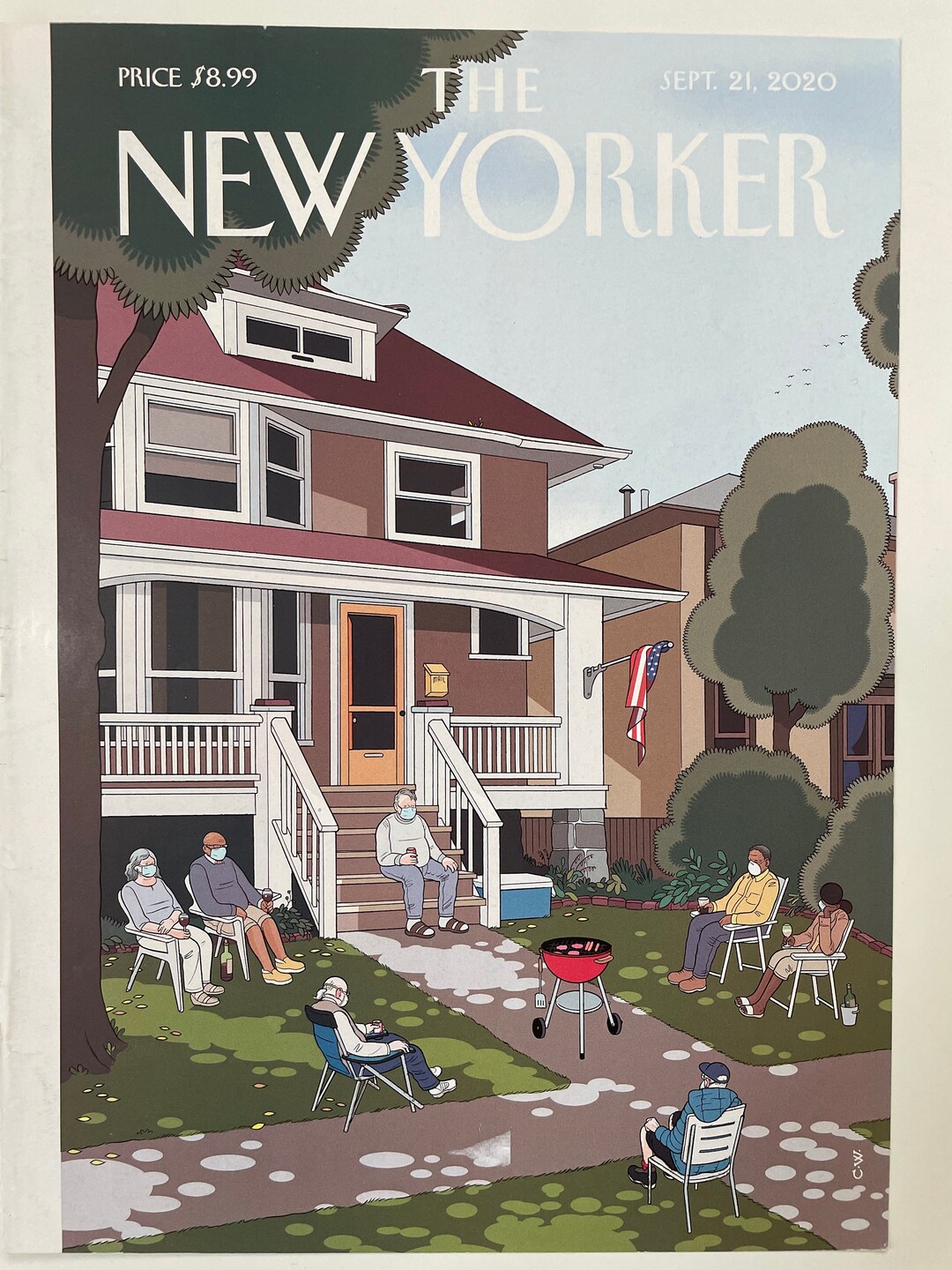 September 21, 2020 - the NEW YORKER Magazine Original Cover - Etsy