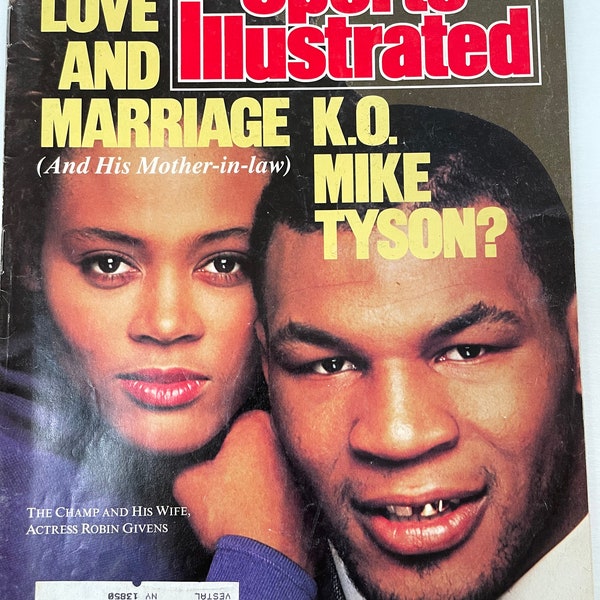Número completo de la revista Sports Illustrated - 13 de junio de 1988 - Robin Givens y Mike Tyson