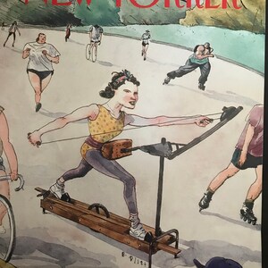 The NEW YORKER cover only - September 19, 1994 - exercising outdoors, exercise, physical fitness, jogging