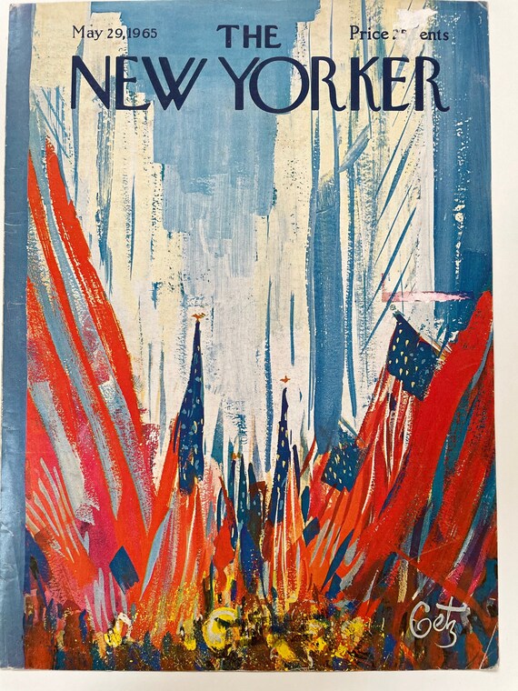 RARE - the NEW YORKER Magazine Original Cover - May 29, 1965 - by