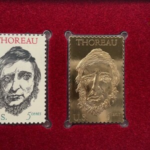 1967 Henry David Thoreau 5-cent Stamp Mint Condition & 22K - Etsy