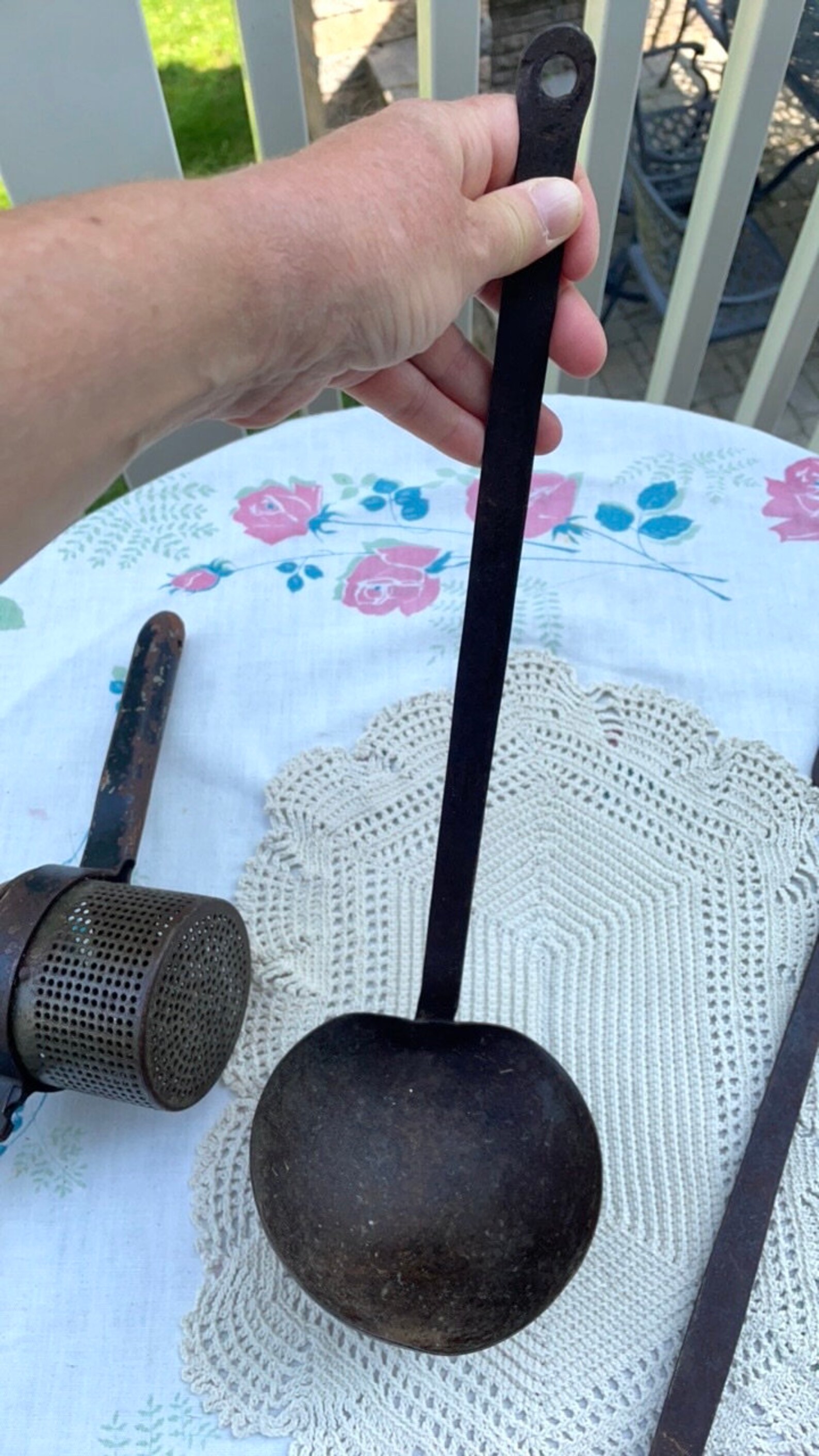 Choice of Primitive Antique Cast Iron Tools Smelter Ladle Etsy