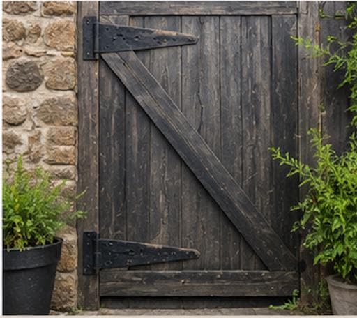 Salvage Wrought Iron Gate - Etsy