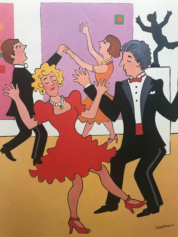 December 11, 1989 - the NEW YORKER - Cover Only - Dancing - Etsy