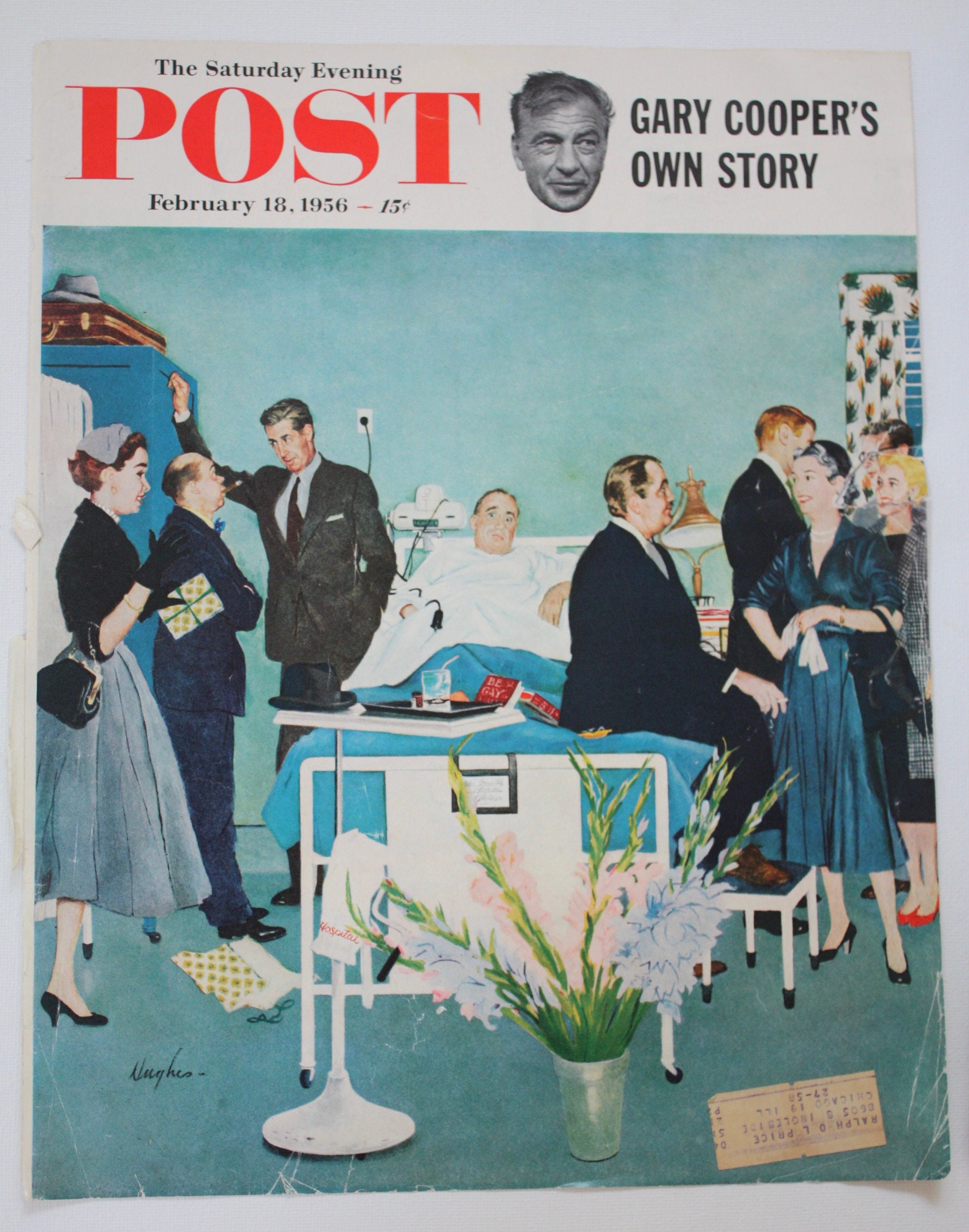 Saturday Evening Post - Original Cover - February 18, 1956