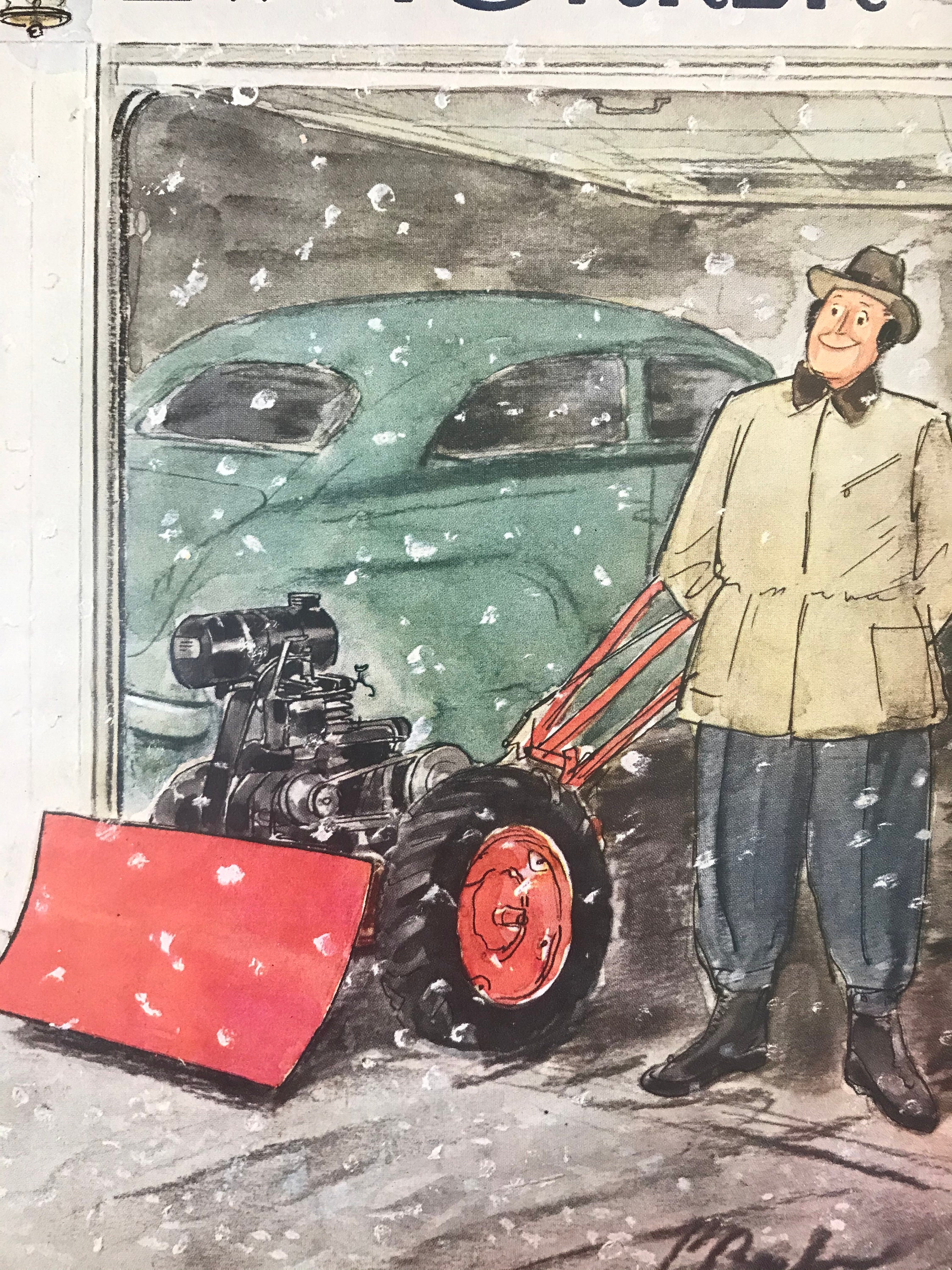 ニューヨーカー誌の表紙 - 1951年1月20日 - Etsy 日本