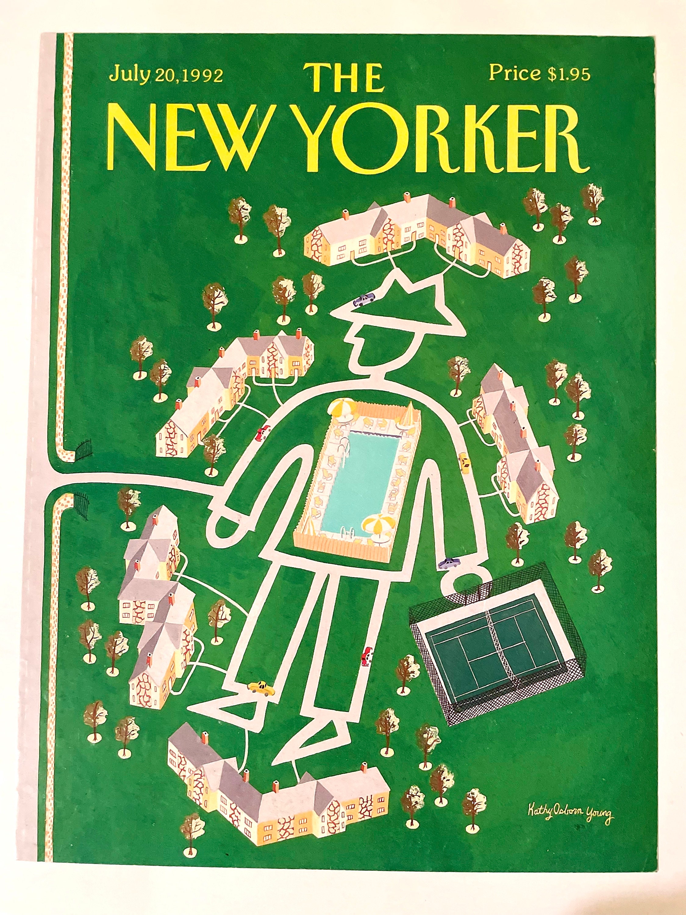 1992年7月20日 - NEW YORKER誌のオリジナル表紙 - Etsy 日本