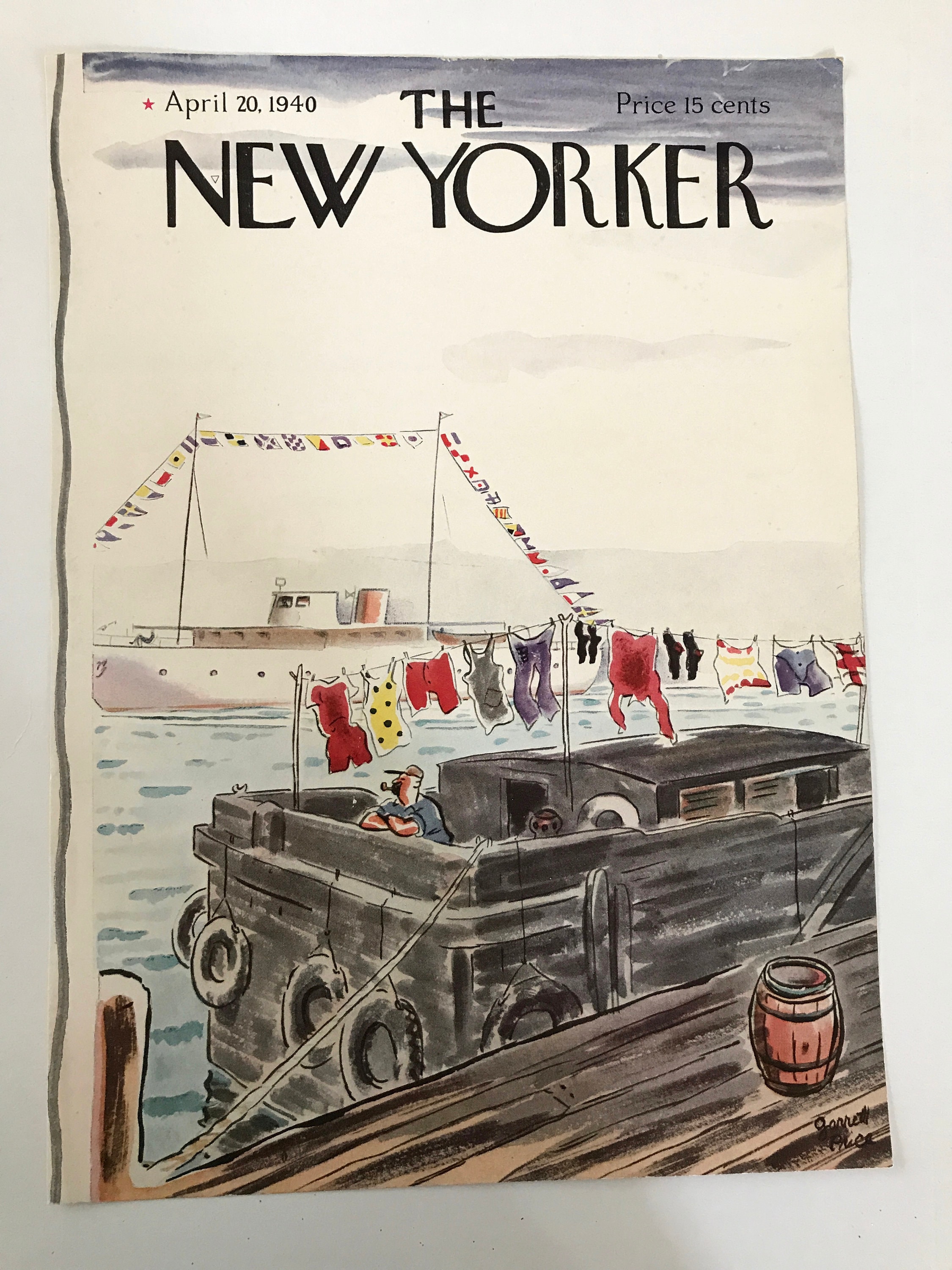 April 20, 1940 - the NEW YORKER Magazine Original Cover - Garrett