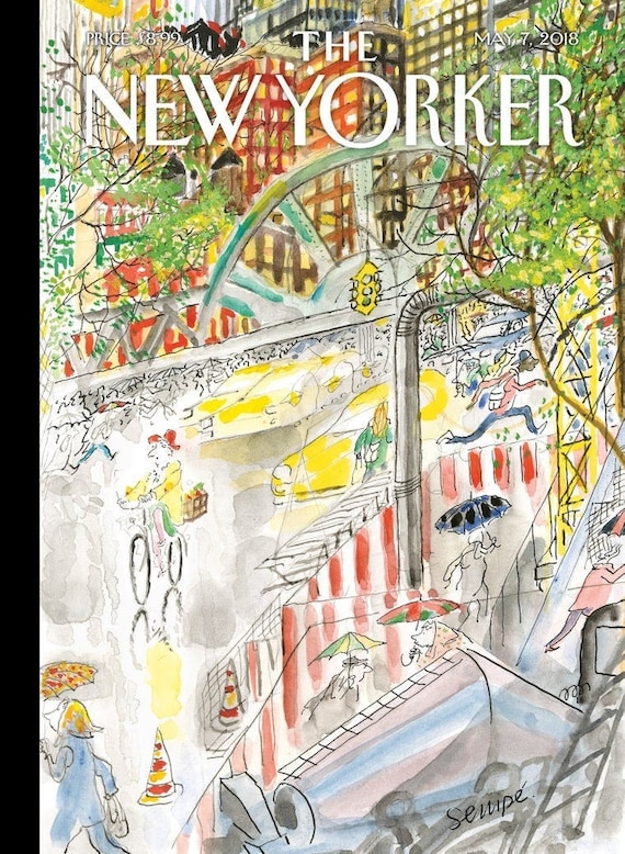 The New Yorker Magazine Original Cover - May 7, 2018 - Etsy