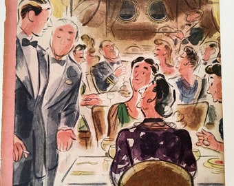 RARE - The NEW YORKER Magazine original cover - March 5, 1949