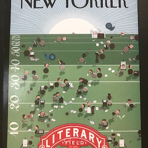 The NEW YORKER magazine cover only -  June 14 and 21, 2010 - literary field - Please read description