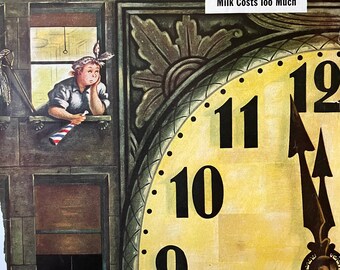 【希少】THE SATURDAY EVENING POST RARE - Saturday Evening Post - Original Cover - January 1