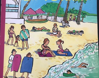 January 20, 1992 - The NEW YORKER Magazine original cover - the beach