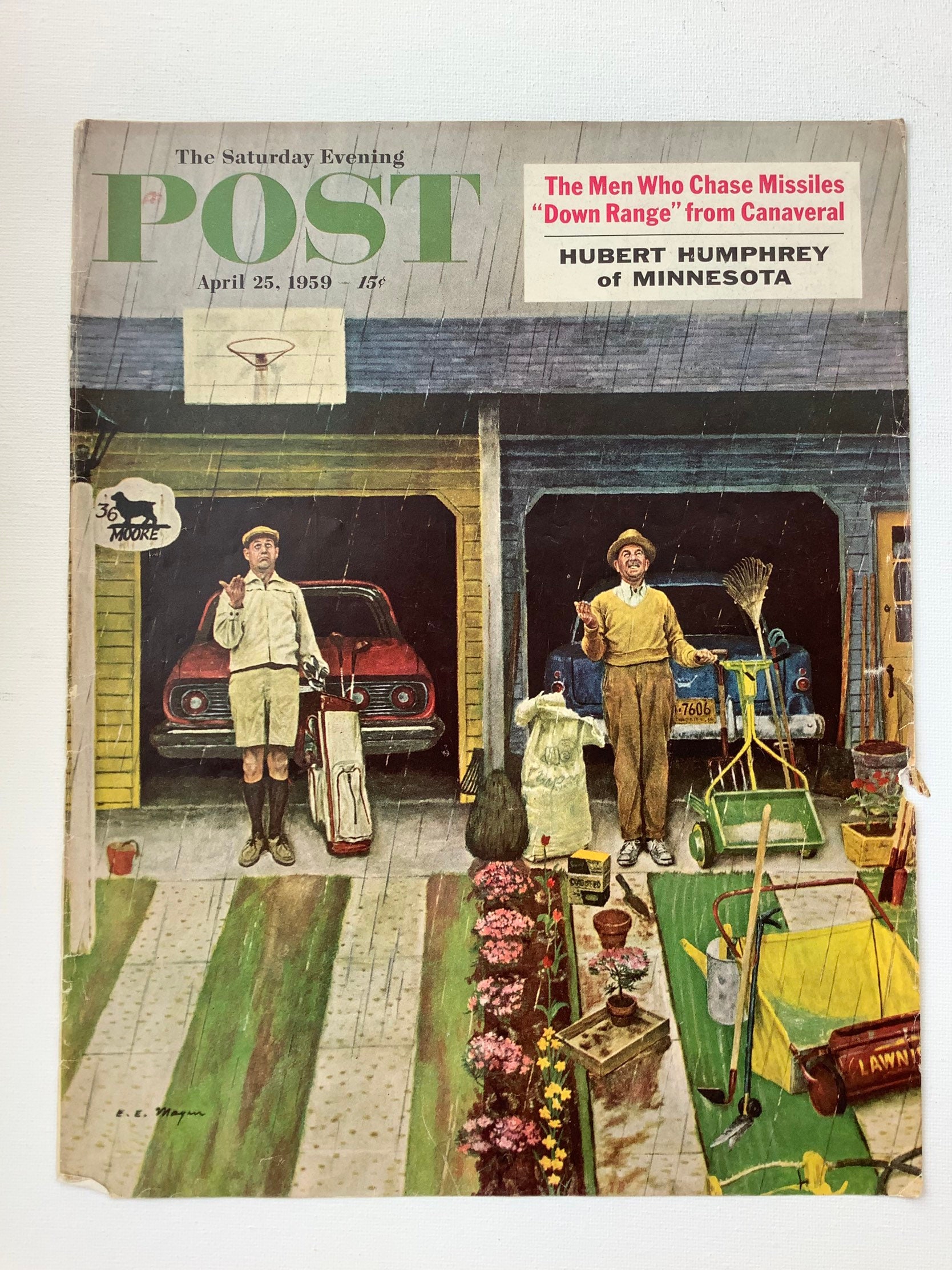 RARE - Saturday Evening Post - Original Cover - April 25, 1959 - Etsy