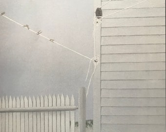 September 15, 1986 - The NEW YORKER Magazine original cover - clothes line, laundry