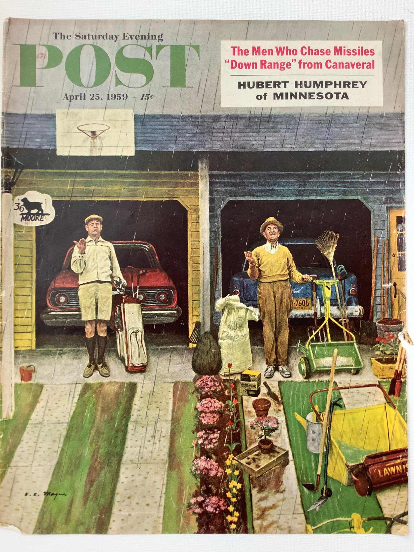 RARE - Saturday Evening Post - Original Cover - April 25, 1959 - Etsy