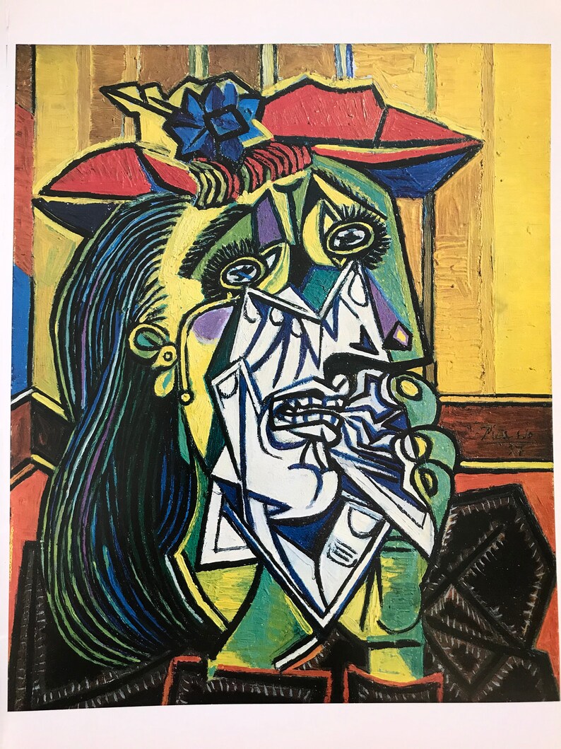 Описание картины пабло пикассо плачущая женщина