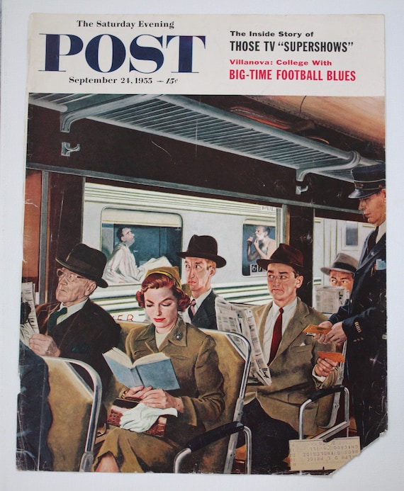 Saturday Evening Post - Original Cover - September 24, 1955 - New