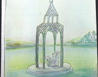 RARE August 15, 1983 - The NEW YORKER Magazine vintage original cover - man reading