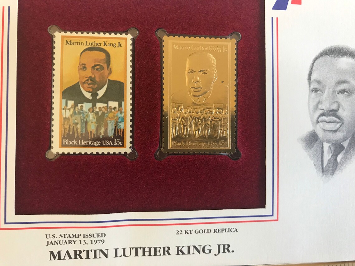 1979 Martin Luther King 15cent Stamp in Mint Condition & 22K Etsy