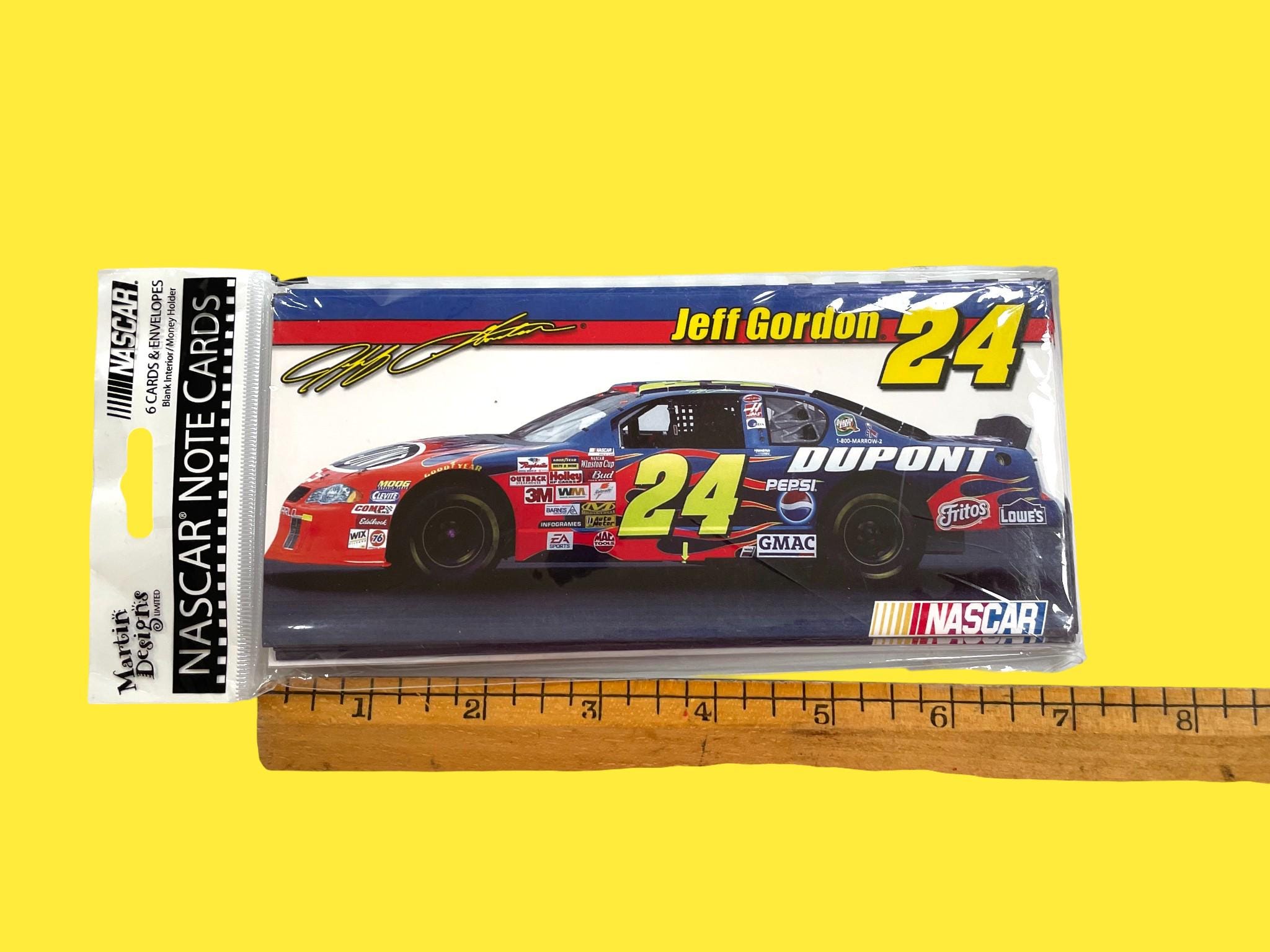 Vintage 2002 Jeff Gordon NASCAR Note Cards – Sealed Pack of 6 With