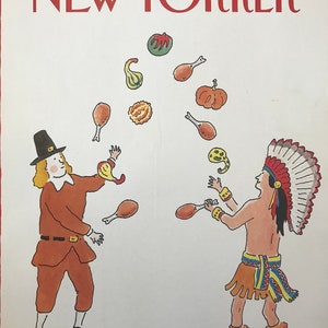 November 26, 1990 - The NEW YORKER Magazine original cover - Thanksgiving