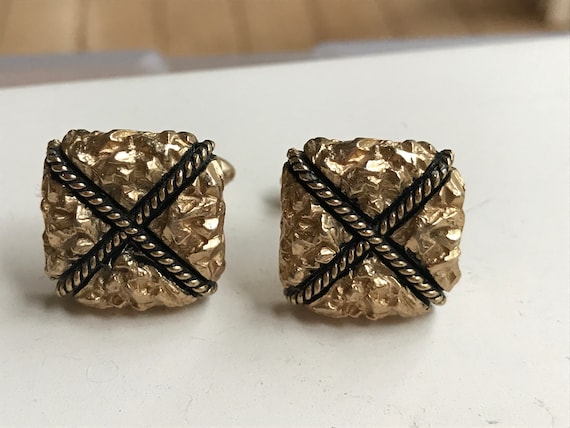 Mens vintage cuff links - unique - image 3