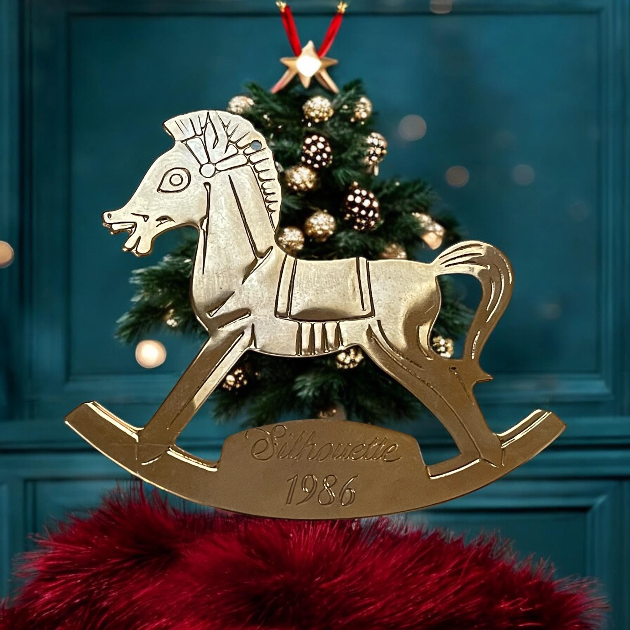 Brass Metal Engraved 1986 Lillikins Lillian Vernon Christmas
