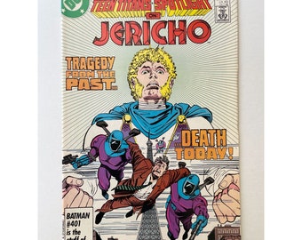Vintage comic book - DC Comics Teen Titans Spotlight #3 - Jericho 1986