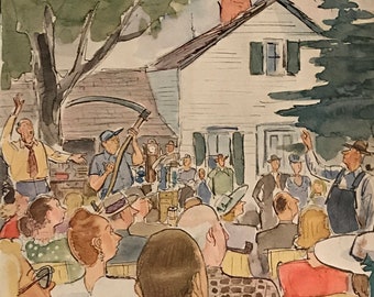 The NEW YORKER Magazine original cover - July 28, 1951 - Ready to frame