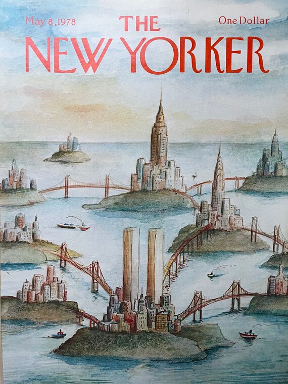 Vintage NEW YORKER Magazine Original Cover - May 8, 1978 - Etsy
