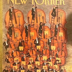Endast omslaget till NEW YORKER - 6 mars 1989 - musiker bild 1