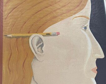 美品　希少 The Kaldewey Press New York 洋書 New Yorker Magazine Cover Oct. 16, 1989, Strawberry Blonde With a